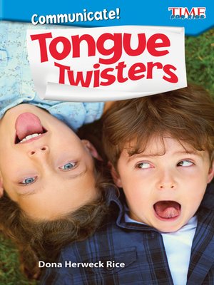 cover image of Communicate! Tongue Twisters